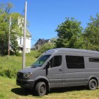 Livin’ in a van down by the river…